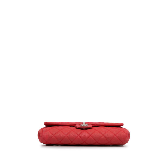 Auth Chanel Quilted Caviar New Clutch #127246C27B - Picture 5 of 11
